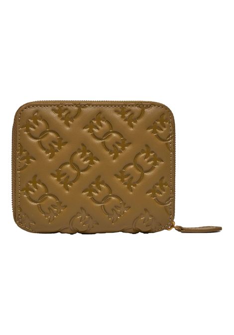 Portafoglio taylor mini zip around logo imprimè PINKO | Portafoglio | 100249 A1YBV68Q